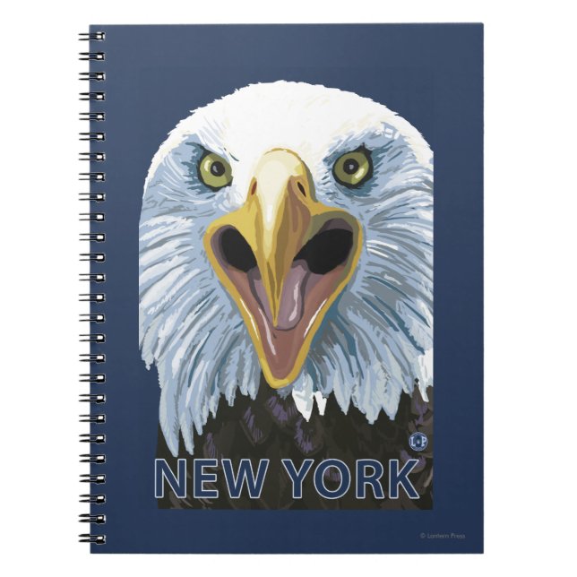 New YorkEagle Up Close Notebook (Front)