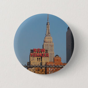 New Yorker 6 Cm Round Badge