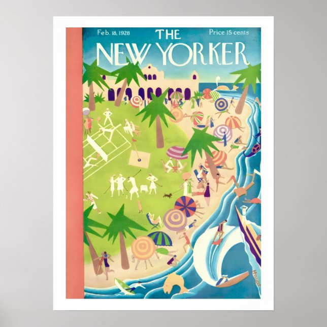 New Yorker Cover February 1928 Print (Front)