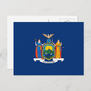 New Yorker Flag, Flag of New York Postcard
