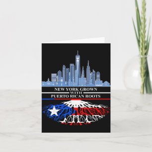 New Yorker Half Puerto Rican New York City Puerto  Card