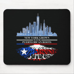 New Yorker Half Puerto Rican New York City Puerto  Mouse Pad