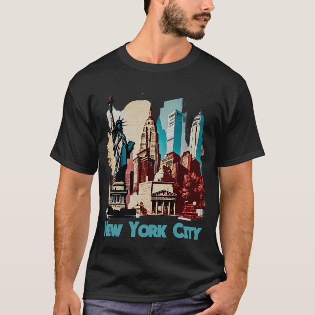 New Yorker Pride New Landmarks Nyc New York T-Shirt (Front)