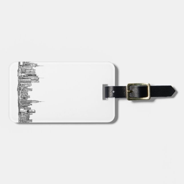 New Yorker's travellers luggage tags (Front Horizontal)
