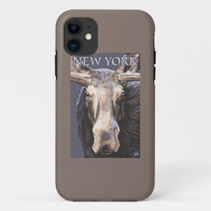 New YorkMoose Up Close Case-Mate iPhone Case