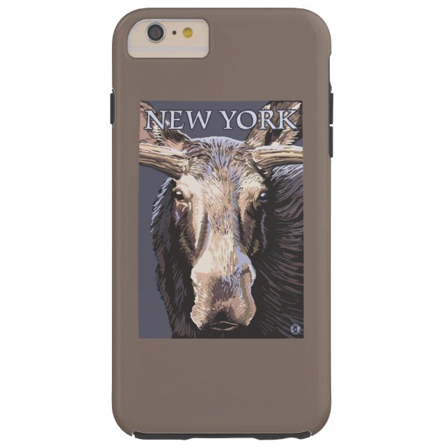 New YorkMoose Up Close Case-Mate iPhone Case (Back)