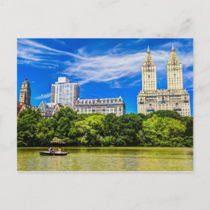 New York's Central Park in the Summertime Postcard