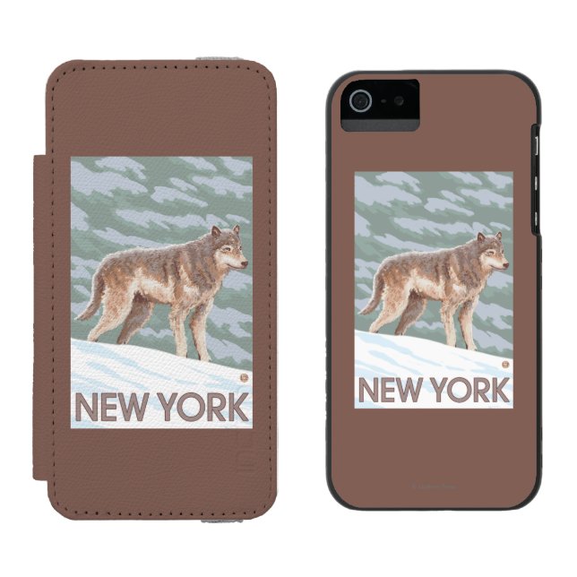 New YorkWolf Scene Incipio iPhone Wallet Case (Side by Side)