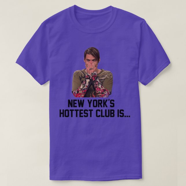New Yorkx27s Hottest Club is Stefon T-Shirt (Design Front)
