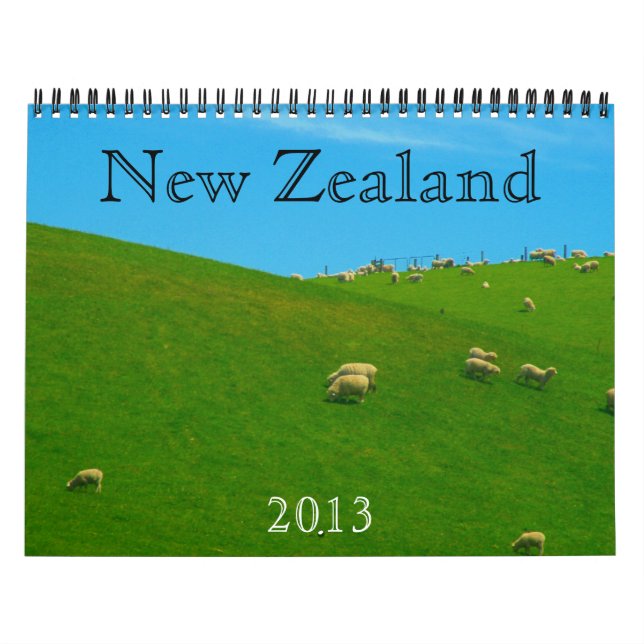 new zealand 2013 calendar (Cover)