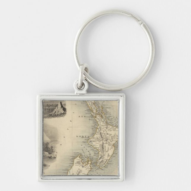New Zealand 2 Key Ring (Front)