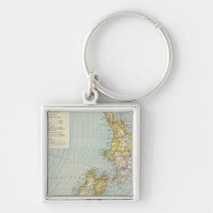 New Zealand 4 Key Ring