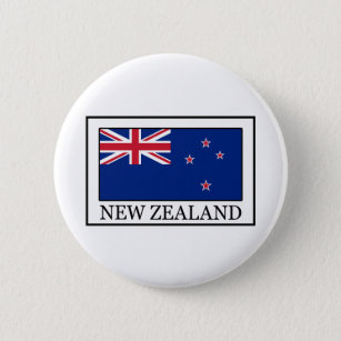 New Zealand 6 Cm Round Badge