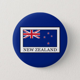 New Zealand 6 Cm Round Badge