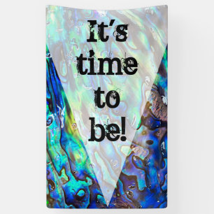 New Zealand Abalone Paua Shell Pattern 1 Banner