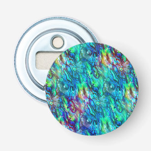 New Zealand Abalone Paua Shell Pattern 1 Bottle Opener