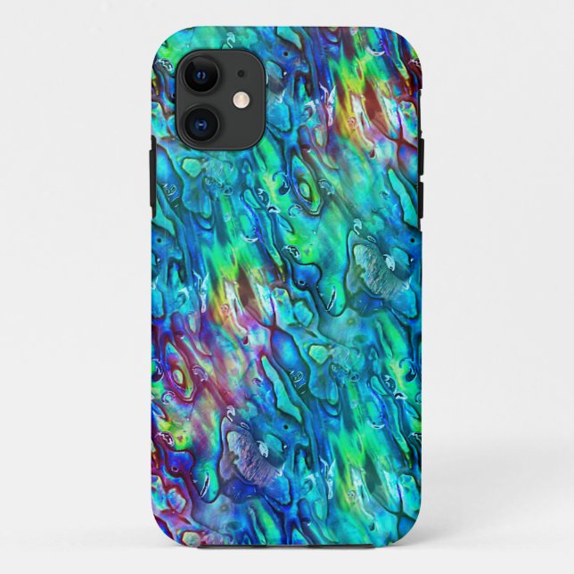 New Zealand Abalone Paua Shell Pattern 1 Case-Mate iPhone Case (Back)