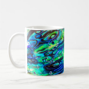New Zealand Abalone Paua Shell Pattern 1 Coffee Mug