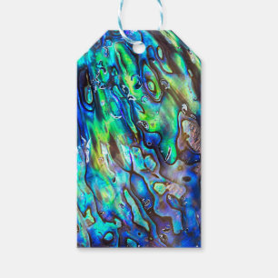 New Zealand Abalone Paua Shell Pattern 1 Gift Tags