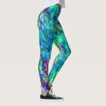 New Zealand Abalone Paua Shell Pattern 1 Leggings<br><div class="desc">New Zealand design by EDDA Froehlich. It's a cool Abalone Paua Shell Pattern and may eventually be an idea and surprise for everyone who loves the Maori culture. Also for free spirits, Maoris, Abalone Shell or New Zealand fans. | For other designs & products feel free to contact me: contact@eddart.de...</div>