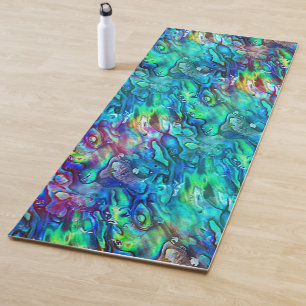 New Zealand Abalone Paua Shell Pattern 1 Yoga Mat