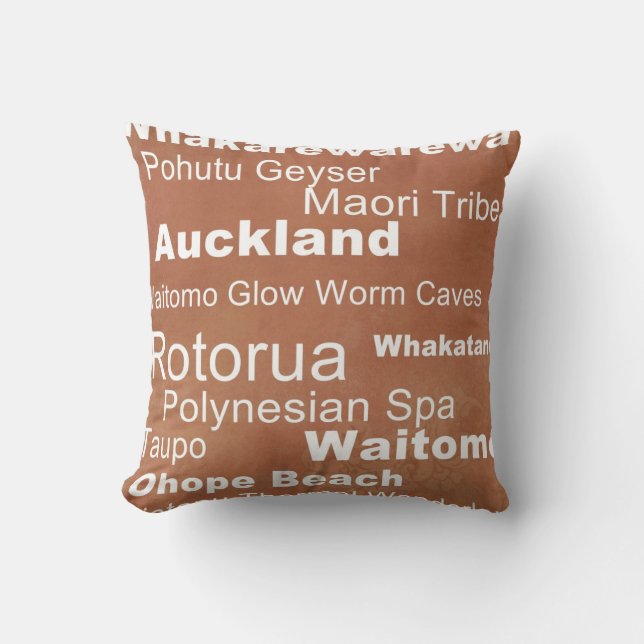 New Zealand Accent Pillow (Front)