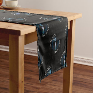 NEW ZEALAND AOTEAROA PAUA SHORT TABLE RUNNER
