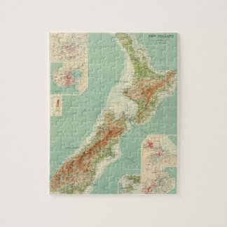 New Zealand Atlas Map Jigsaw Puzzle
