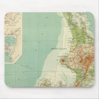 New Zealand Atlas Map Mouse Pad