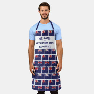 New Zealand AWESOME KIWI DAD Happy Place Apron