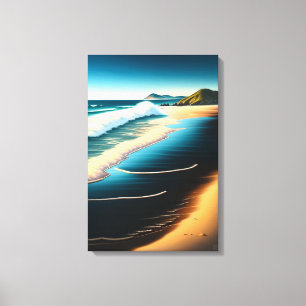 New Zealand Beach Scene - Canvas Print