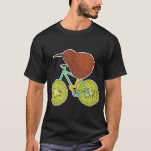 New Zealand Bicycle  for Kiwi Fruit Lovers T-Shirt