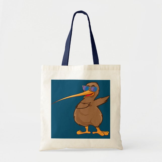 New Zealand Bird Lover Dabbing Kiwi Bird Da Dance Tote Bag (Front)
