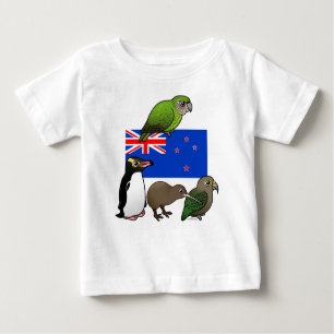 New Zealand Birdorables Baby T-Shirt