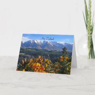 New Zealand, breathtaking scenery, Card