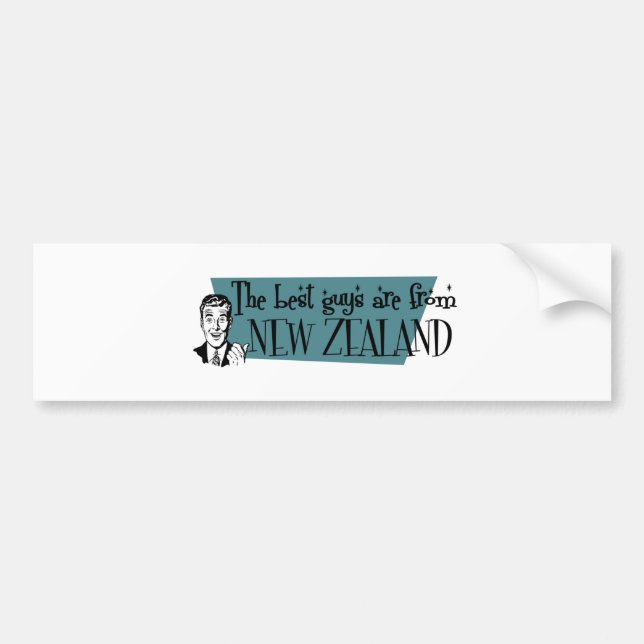 NEW ZEALAND BUMPER STICKER (Front)