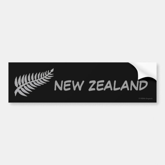 New Zealand Bumper Stickers Car Stickers Zazzle.co.nz
