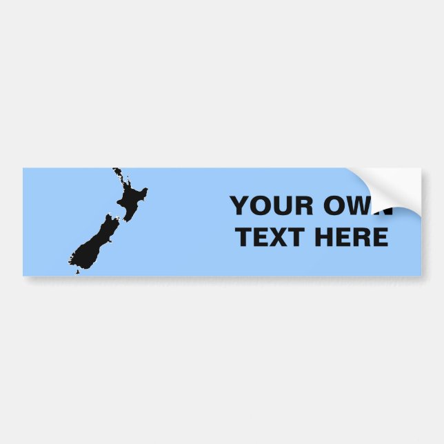 NEW ZEALAND BUMPER STICKER (Front)
