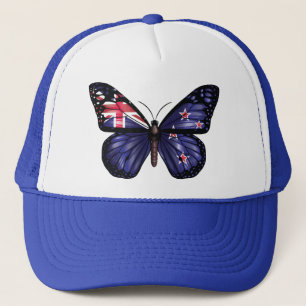 New Zealand butterfly monarch flag Trucker Hat