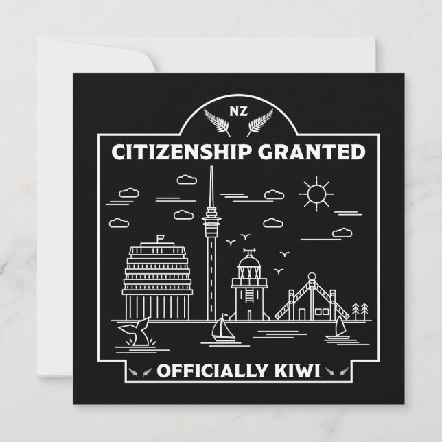 New Zealand Citizenship Celebration Gift (Front)