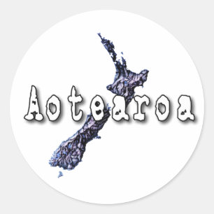 New Zealand Classic Round Sticker