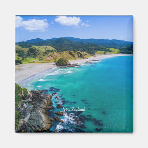 New Zealand coastline, beautiful scenery, Magnet