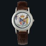 New Zealand Coat of Arms on a Ladies Watch<br><div class="desc">New Zealand Coat of Arms on a wristwatch. Symbol of New Zealand. NZ coat of arms. Kiwis. All blacks nationality. New Zealander watch.</div>