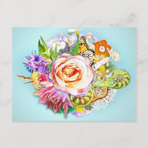 New Zealand collage Postcard