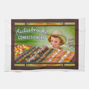 New Zealand Confectionery Tea Towel