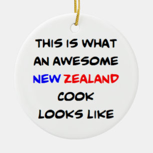 new zealand cook, awesome ceramic tree decoration