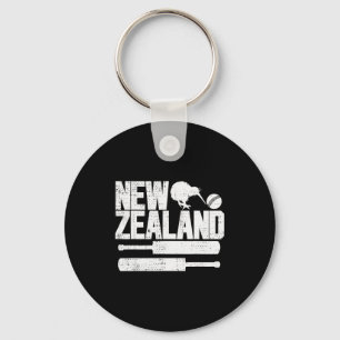 New Zealand Cricket (mr Kiwi And Mr Ball) Key Ring