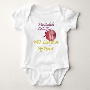 New Zealand cricket player fun Baby Bodysuit