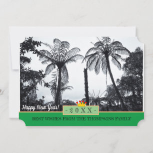 New Zealand Fern & Happy New Year! Card /20XX