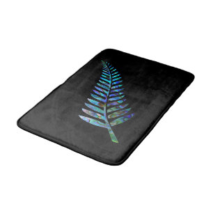 NEW ZEALAND FERN SIMPLE PAUA BATH MAT